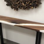 Live edge shelf