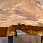 Live edge console table